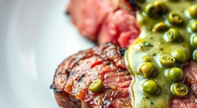 gordon ramsay green peppercorn sauce