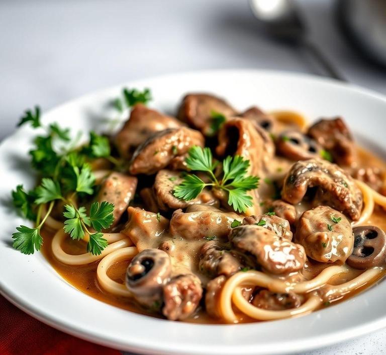 james martin beef stroganoff